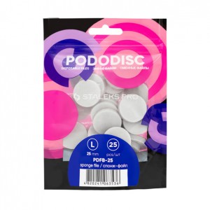 Спонж-файл полировщик для педикюрного диска STALEKS PRO PODODISC L Expert 25 шт